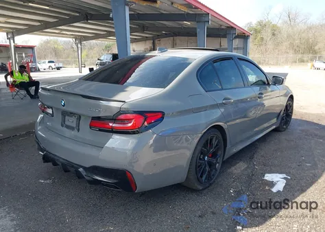 2021 BMW 540I из США, поврежденный, VIN WBA53BJ0XMCF92521